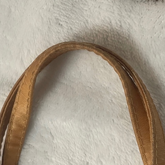 Jessica Mcclintock Sequin Handbag Gold Tone - Picture 11 of 13